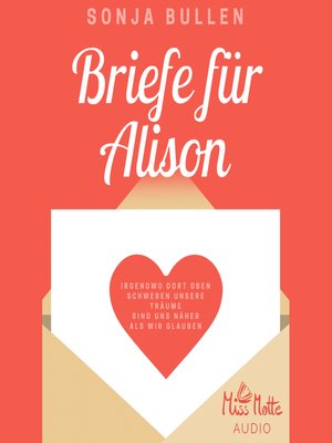cover image of Briefe für Alison